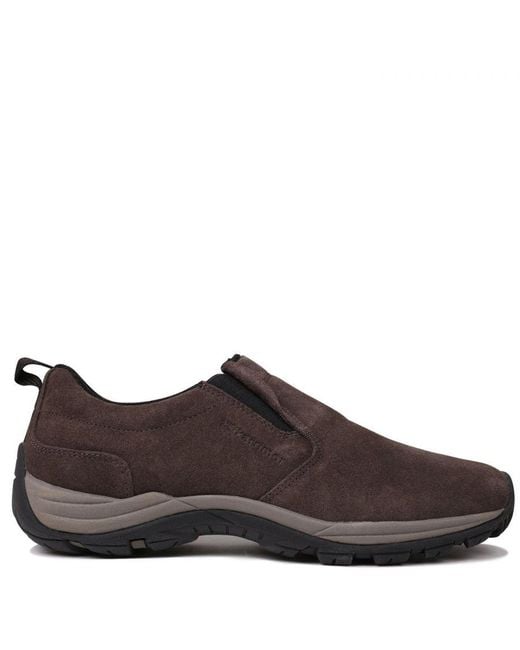 Karrimor Moc Walking Shoe Slip On Elasticated Dyna Sole Outdoor Hiking  Leather in Brown for Men | Lyst UK