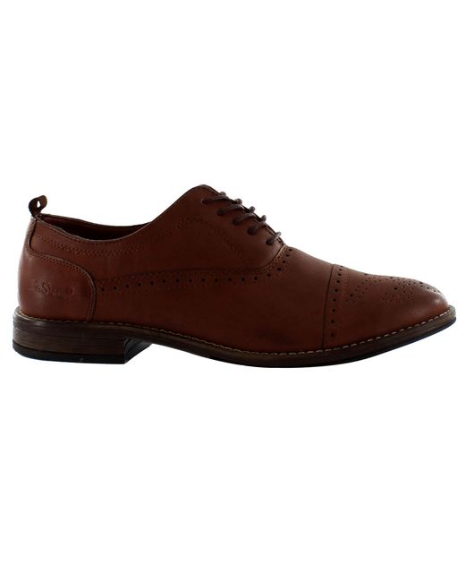 Ben Sherman Brown Oxted Oxford Shoes Leather for men