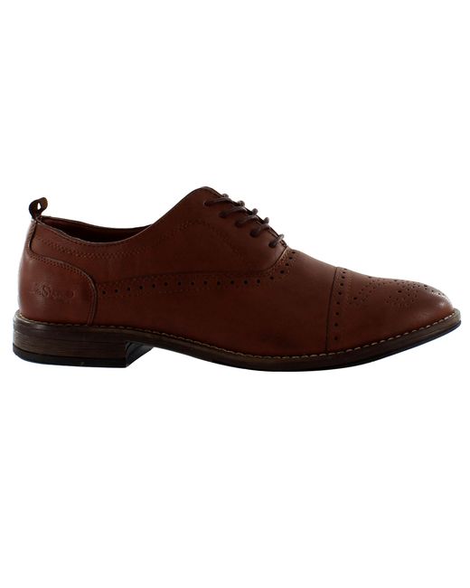 Ben Sherman Brown Oxted Oxford Shoes Leather for men