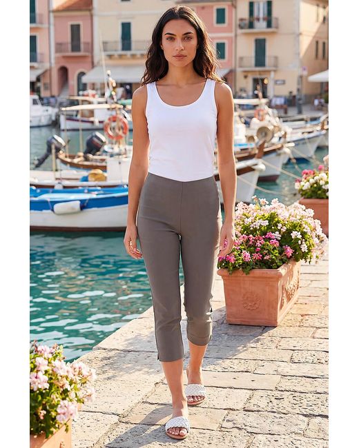 Roman Gray Cropped Stretch Trouser