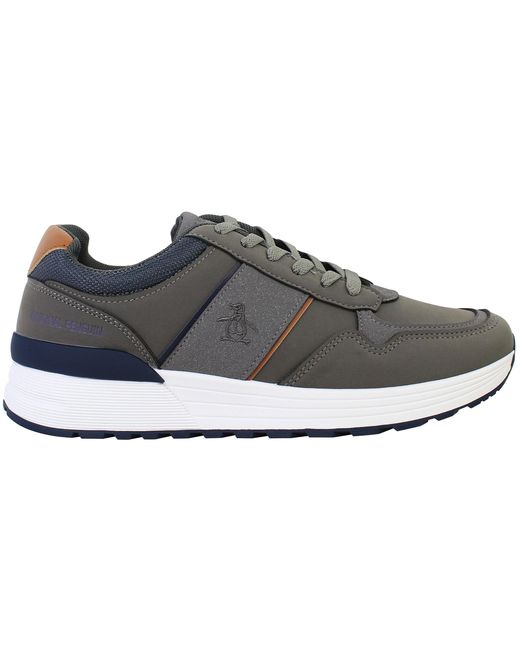 Original Penguin Gray Orwell Trainers for men