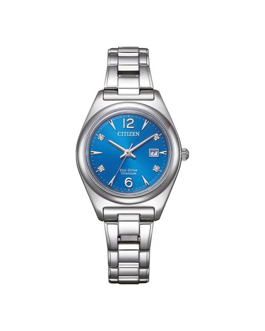 Citizen Blue Watch Ew2601-81L Titanium
