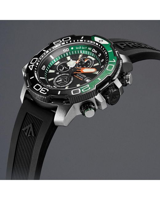Citizen Promaster Marine Horloge Zwart Bj2168-01e in het Gray voor heren