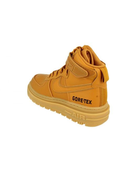 Nike Orange Air Force 1 Gtx Boot Trainers for men