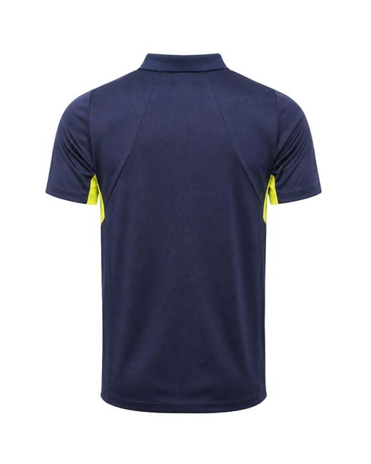 Castore Blue Amc Technical Tennis Polo Shirt for men