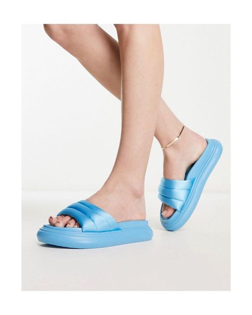 SIMMI Blue London Jaslynn Padded Chunky Flatform Sandals