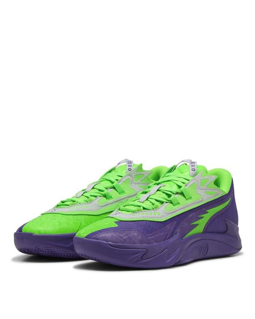 PUMA Green Scoot Zeros Ii Next Pro Basketball Trainers for men