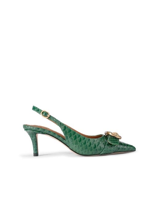 Kurt Geiger Green Kgl Mayfair Sling Sm Egl Heels