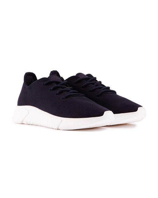 V.Gan Blue Vegan Rumex Runner Trainers