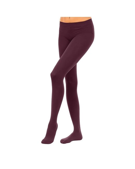Jolie Folie Purple Selene 50 Denier Elastic And Durable Microfiber Opaque Pantyhose