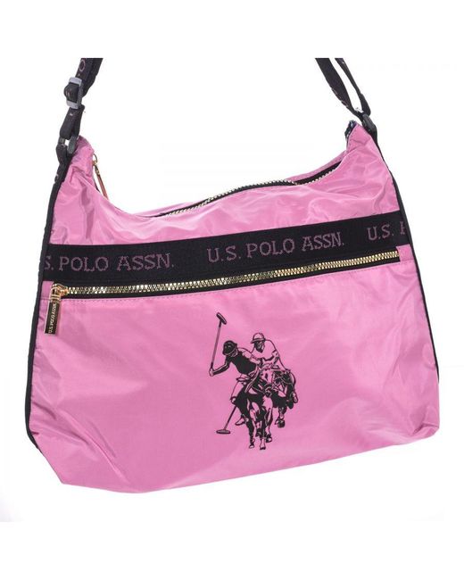 U.S. POLO ASSN. Pink Hobo Bag Beun55848Wn1