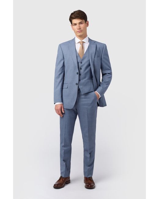 Racing Green Blue Airforce Suit Jacket for men