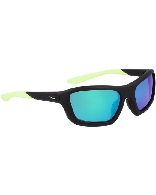 Nike Blue Accessories M Rectangle Sunglasses for men