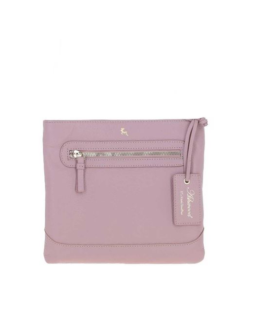 Ashwood Leather Pink 'Bliss' Cross Body Bag With Adjustable Strap
