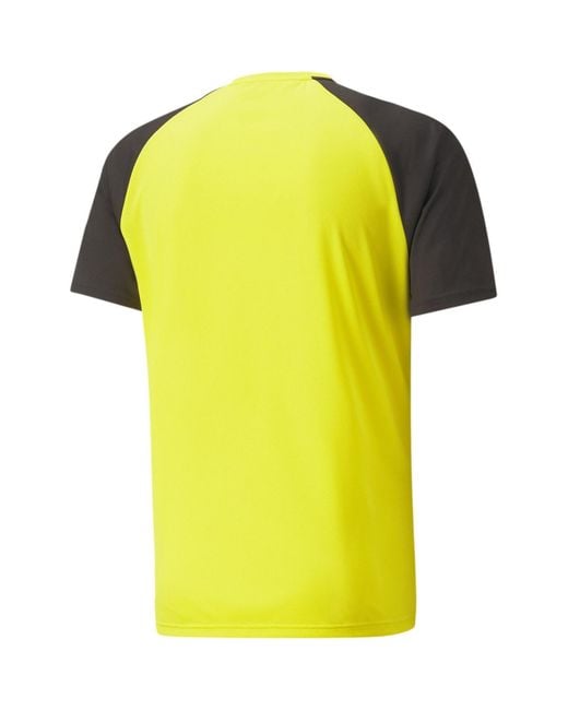 PUMA Yellow Teampacer Jersey T-Shirt for men