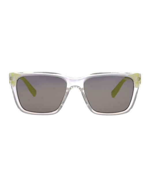 Superdry Gray Rectangle Crystal Lime Smoke Sds-5050