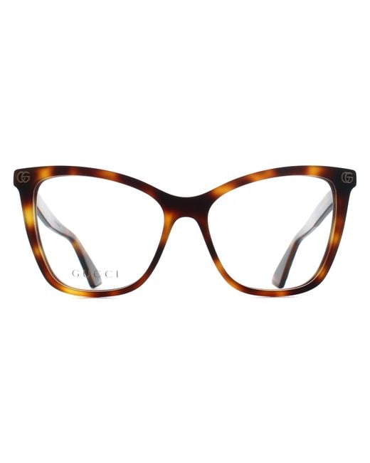 Gucci Brown Cat Eye Havana Gg1817O