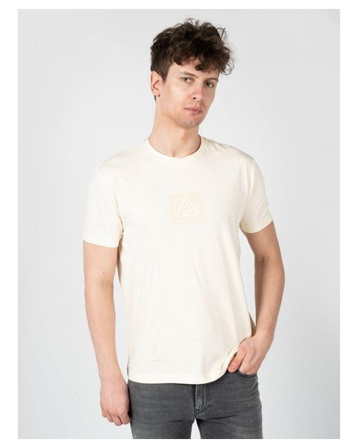 Iceberg T-shirt C-neck Mannen Beige in het White voor heren