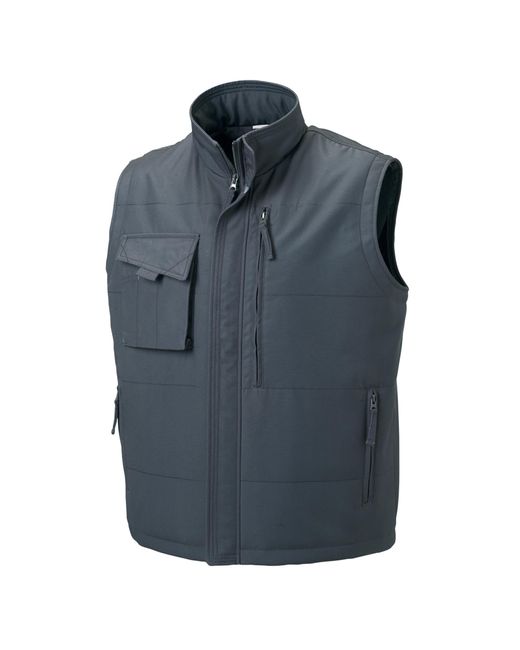 Russell Blue Gilet Jacket (Convoy) for men