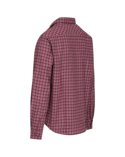 Trespass Red Snyper Check Shirt for men