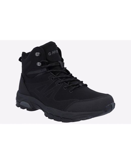 Hi-tec Black Jackdaw Mid Waterproof Boots for men