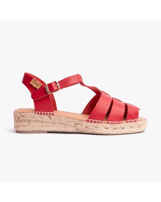 Toni Pons Red Emma Espadrilles