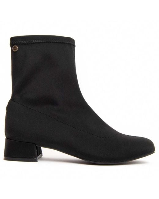 Montevita Black Heel Ankle Boot Dunia