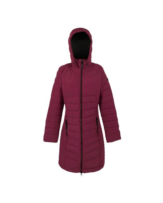 Regatta Red Ladies Andria Padded Jacket (Dark Pimento)