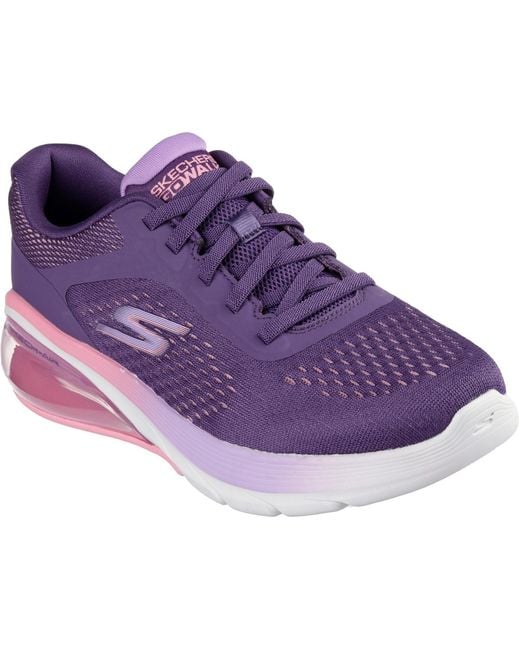 Skechers Purple Go Walk Air 3.0 124375- Bungee Shoe