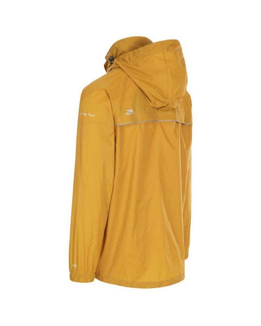 Trespass Yellow Qikpac X Packaway Jacket for men