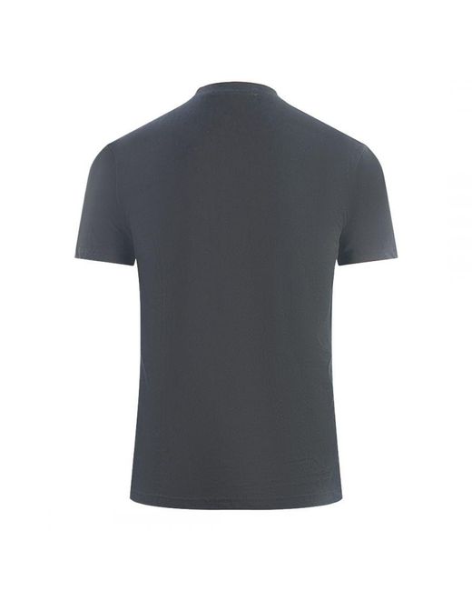 Roberto Cavalli Black Boxed Leopard Logo T-Shirt Cotton for men