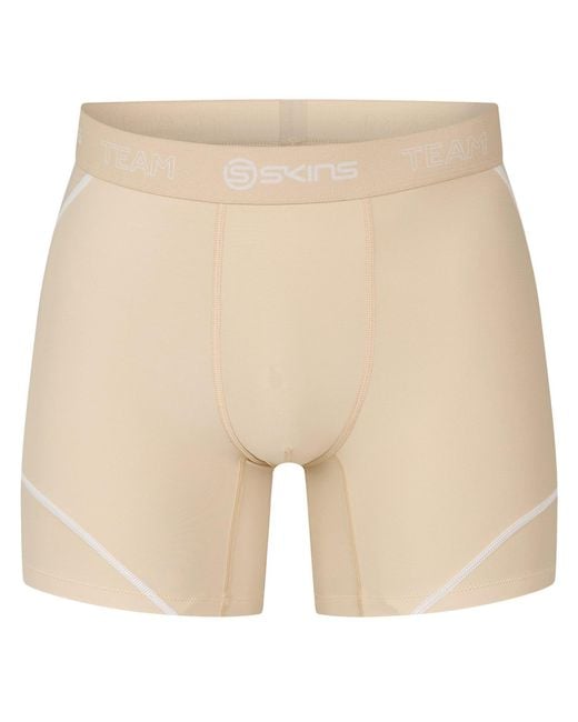 Skins Natural Dynamic Team Stripe Detail Compression Shorts for men