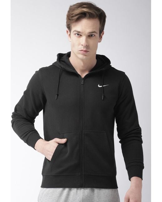 Nike black fleece hoodie sale