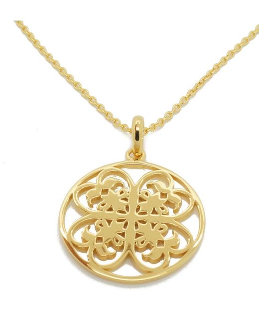 Orphelia Metallic 925 Sterling Chain With Pendant
