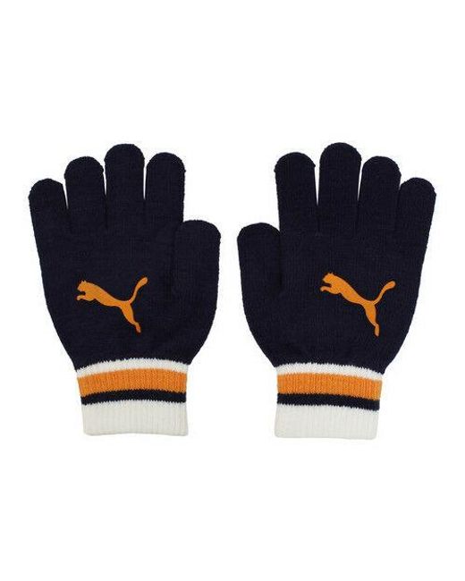 PUMA Blue Cat Logo Magic Gloves 041124 02 A187E Textile