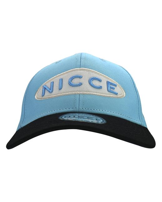 Nicce London Blue Embroidered Logo Elliptica Baseball Cap for men