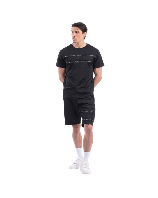 D Rock Black D Rock Summer Outfit 2 Piece Set, Shorts And T Shirt for men
