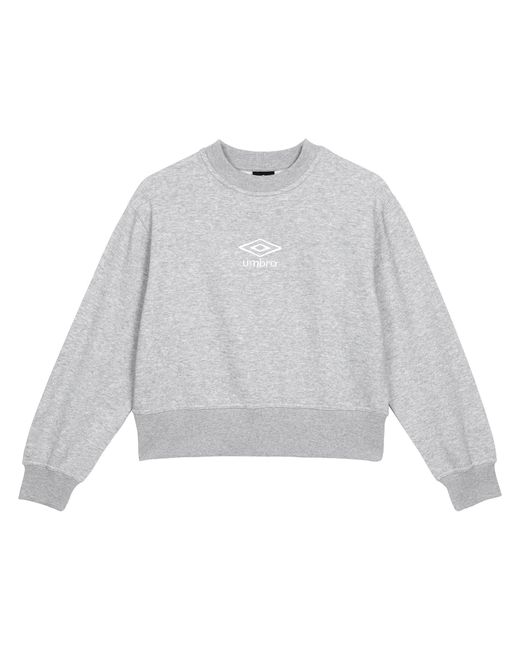 Umbro Gray Ladies Core Boxy Sweatshirt Marl/