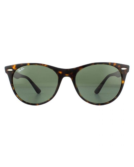 Ray-Ban Green Sunglasses Wayfarer Ii Rb2185 902/31 Tortoise Classic G-15 for men