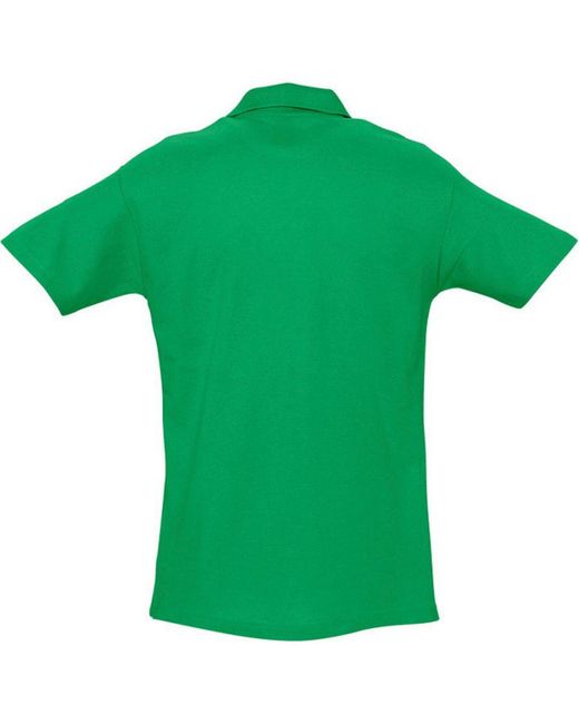 Sol's Green Spring Ii Short Sleeve Heavyweight Polo Shirt (Kelly) Cotton for men
