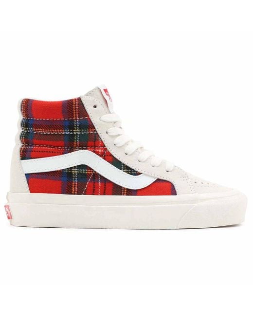 Vans Red Sk8-Hi 38 Dx Shoes