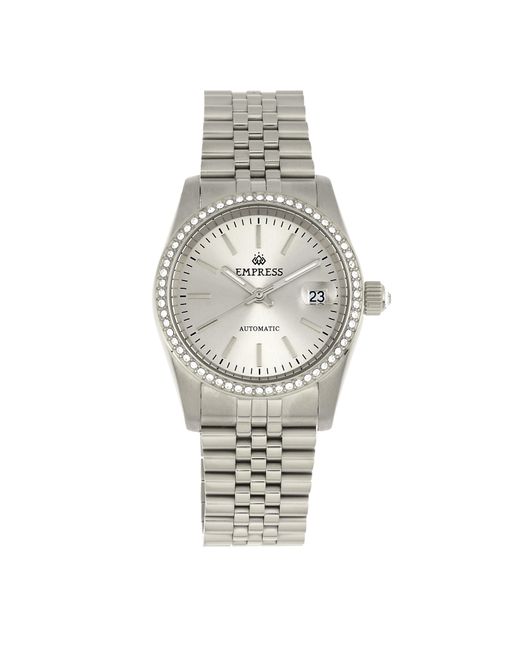 Empress Metallic Constance Automatic Bracelet Watch W/Date