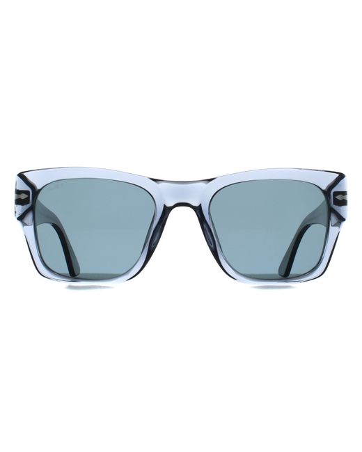 Persol Blue Square Transparent Ocean Dark Polarized Po3384S