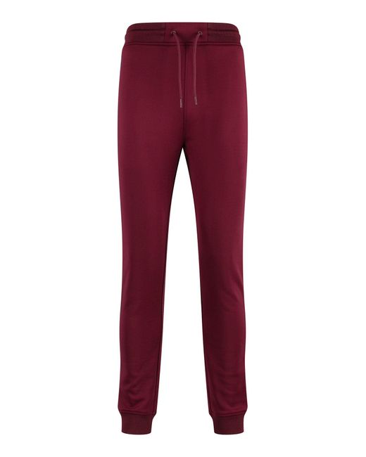 Luke 1977 Red Tttj Tricot Cuffed Joggers for men