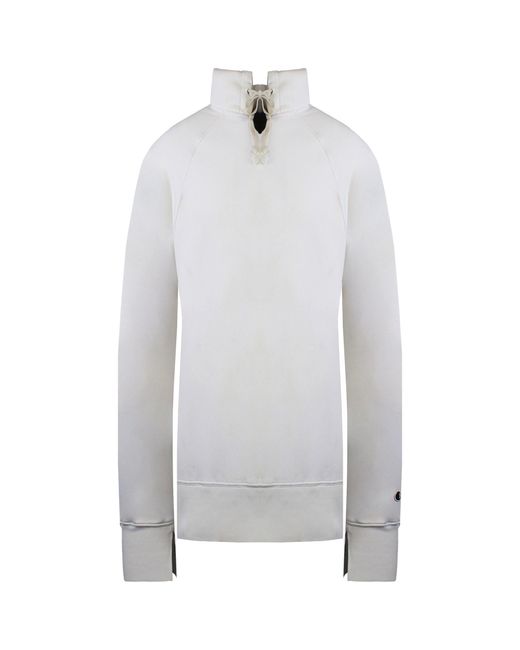 Champion White Premium Hoodie Cotton