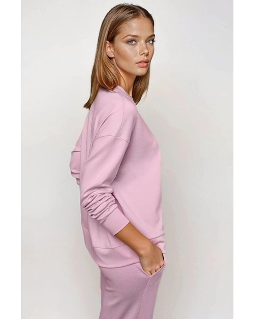 Hiccup Pink Modal Touch Basic Sweatshirt