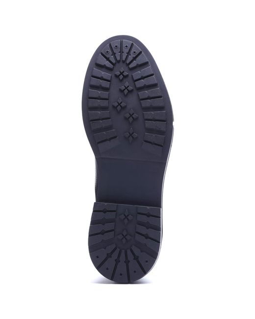 Base London Blue Smith Leather Boots for men