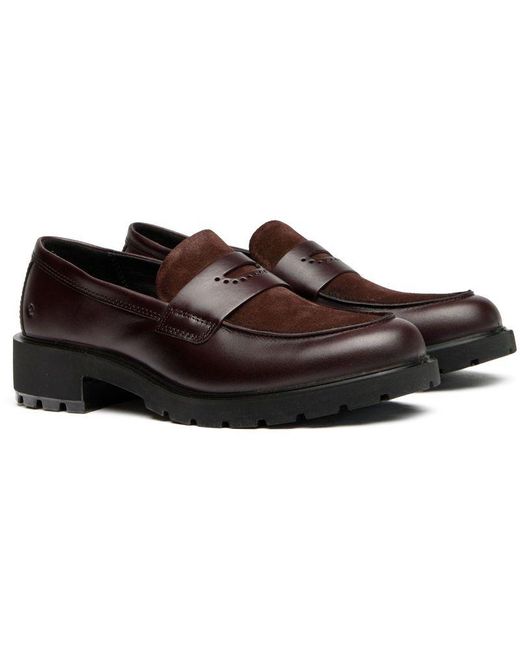 Ecco Brown Metropole Vienna Shoes