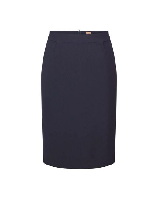 Boss Vilea Kokerrok (blauw) in het Blue