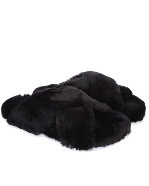 TOMS Black Susie Slipers